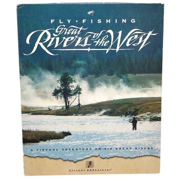 Fly Fishing Great Rivers of the West Big Box Macintosh 1995 Game Factory Sealed - Picture 1 of 6